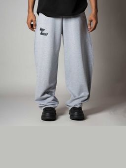 HOP HEAD - Grey Melange Extreme Baggy Basic Sweatpant