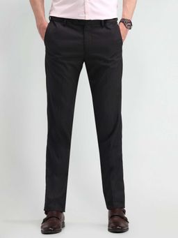 Arrow - Men Brown Slim Fit Mid Rise Formal Trouser