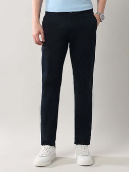 Arrow Sports - Men's Blue Slim Fit Autoflex Casual Trouser