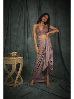 Nikita Vishakha - Caroline Soft Embellished Top and Skirt (Set of 2)