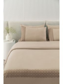 SANSAAR A D'DECOR BRAND LIVE CONSCIOUSLY - Classique-Linen King Bed Sheet with 2 Pillow Covers