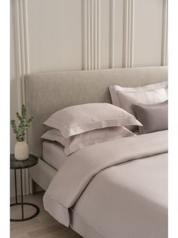 SANSAAR A D'DECOR BRAND LIVE CONSCIOUSLY - Grace-Rhino Grey King Bed Sheet with 2 Pillow Covers