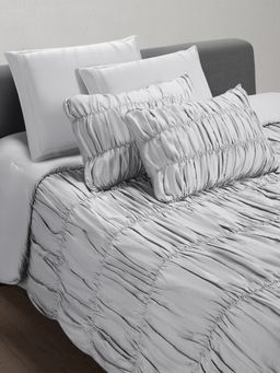 SANSAAR A D'DECOR BRAND LIVE CONSCIOUSLY - Comforter Courtney-Glacier Double with 2 Pillow Cover