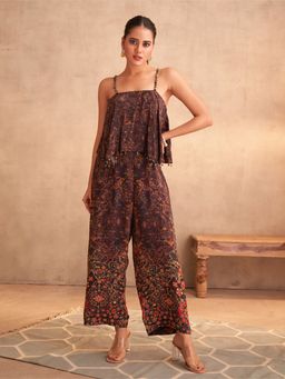 Saundh - Elaheh Jumpsuit Brown