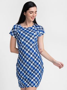Globus - Blue Checked Dress