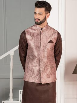 KISAH - Men Brown Nehru Jacket
