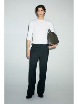 H&M - Men White Warming Regular Fit Long-sleeved T-shirt