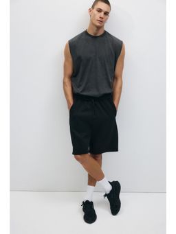 H&M - Men Black Loose Fit Sports shorts with DryMove