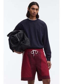 H&M - Men Red Loose Fit Track shorts
