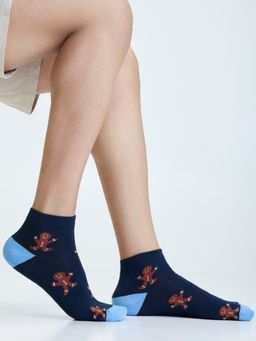 Mint & Oak - Captain Ginger Ankle Christmas Socks