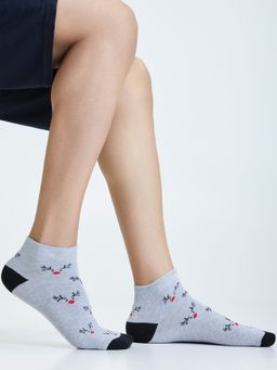 Mint & Oak - Red Nose Rudolph Ankle Christmas Socks