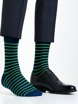 Mint & Oak - Forest Green Stripes Socks
