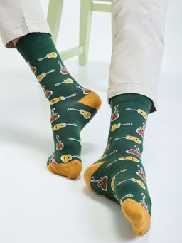 Mint & Oak - Rock & Sock Crew Socks For Men