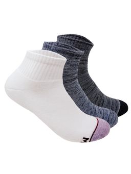 Mint & Oak - Men Multi-Color Sports Terry Ankle Socks (Pack of 3)