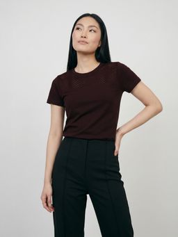 max - Women Wine T-shirt