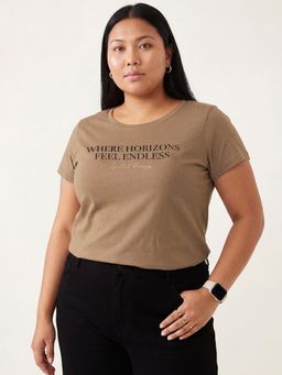 max - Women Typography T-shirt