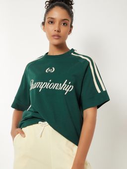 max - Women Embroidered Boxy T-shirt