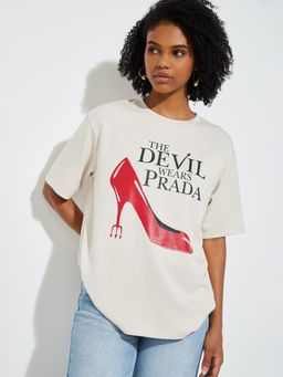 max - Women Oversized Devil Wears Prada T-shirt