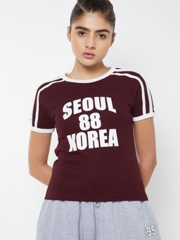 max - Women Typography T-shirt