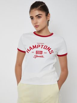 max - Women Typography T-shirt