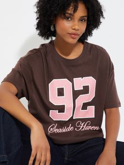max - Women Typography T-shirt