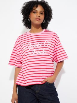 max - Women Striped T-shirt