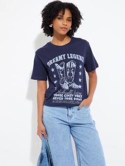 max - Women Printed T-shirt
