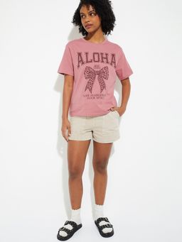 max - Women Printed Relaxed Fit T-shirt