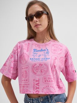 TOKYO TALKIES - Disney Women Pink Dumbo Printed Boxy Fit T-Shirt