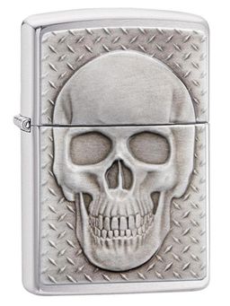 Zippo - Skull with Brain Surprise Windproof Pocket Lighter