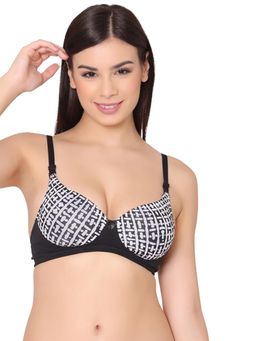 Groversons Paris Beauty - Womens Padded Wirefree Printed Bra