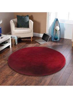 OBSESSIONS - Soft Shaggy Solid Carpet Burgundy