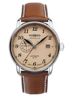 Zeppelin - LZ127 Graf Date Analog Dial Color Beige Mens Watch-86685