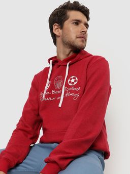 Campus Sutra - Men Printed Stylish Hooded Sweatshirts