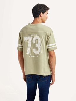 Levi's - Green Graphic Regular Loose Fit T-Shirt