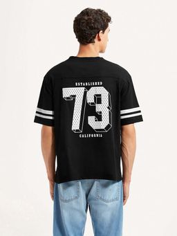 Levi's - Black Graphic Regular Loose Fit T-Shirt