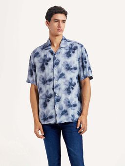 Levi's - Blue Floral Regular Relaxed Fit Shirt