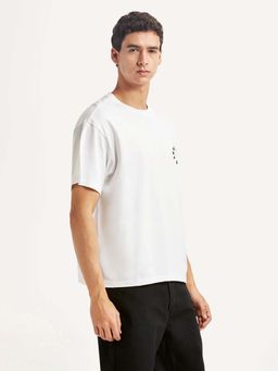 Levi's - White Graphic Regular Boxy Fit T-Shirt