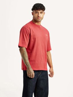 Levi's - Red Typography Regular Loose Fit T-Shirt