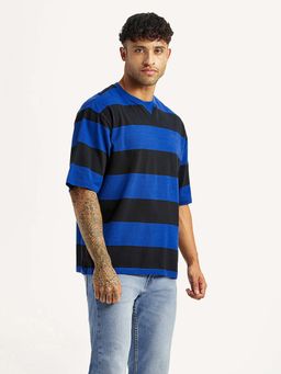 Levi's - Blue Stripes Regular Loose Fit T-Shirt