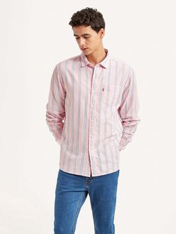 Levi's - Pink Stripes Regular Slim Fit Shirt