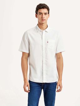 Levi's - White Solid Regular Slim Fit Shirt