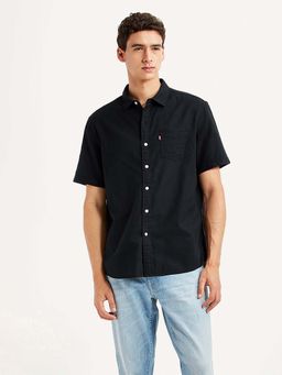 Levi's - Black Solid Regular Slim Fit Shirt