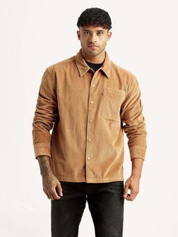 Levi's - Tan Textured Regular Relaxed Fit Shirt