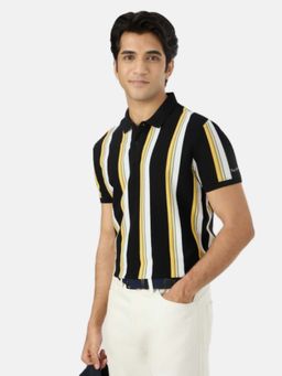 Pepe Jeans - Black Stripes Regular Fit Polo T-Shirt