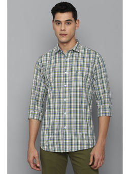 Allen Solly - Mens Multi Slim Fit Check Full Sleeves Casual Shirt