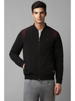 Louis Philippe - Mens Casual Black Solid Jacket