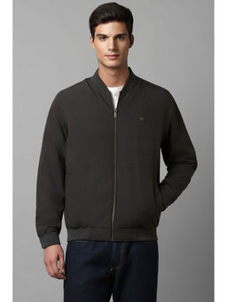 Louis Philippe - Mens Casual Black Solid Jacket