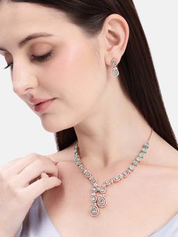 Estele - Layered Drop Necklace Set