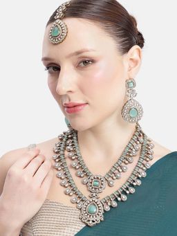 Estele - Aanantya Blue Layered Necklace Set